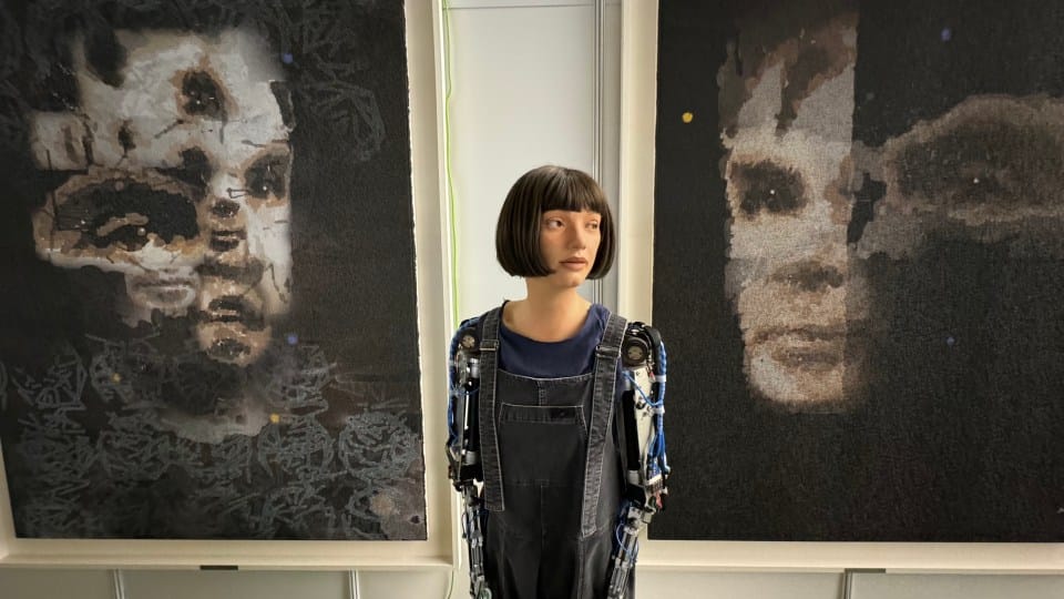 Creepy ‘AI God’ art painted by humanoid robot could fetch up to $180,000 in ‘first of its kind’ auction